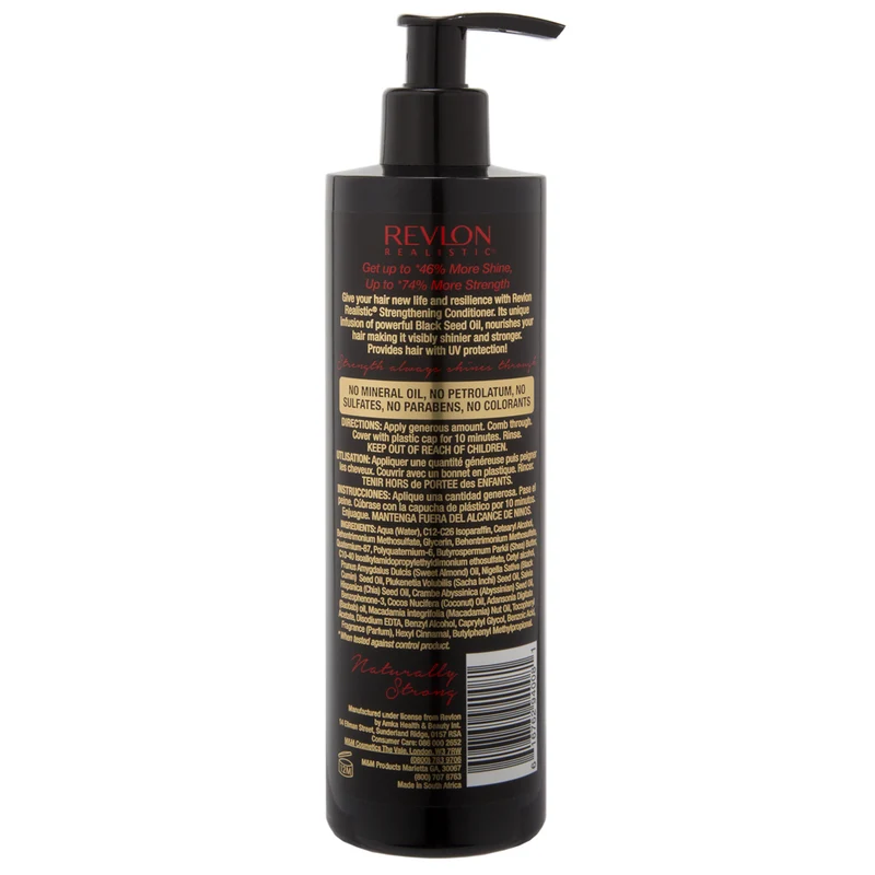 REVLON REALISTIC BLACK SEED OIL ≡ Après-Shampooing Fortifiant