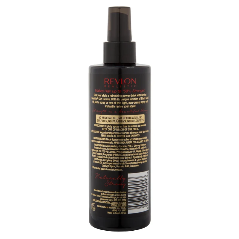 REVLON REALISTIC BLACK SEED OIL ≡ Spray Revitalisant Curl Revive