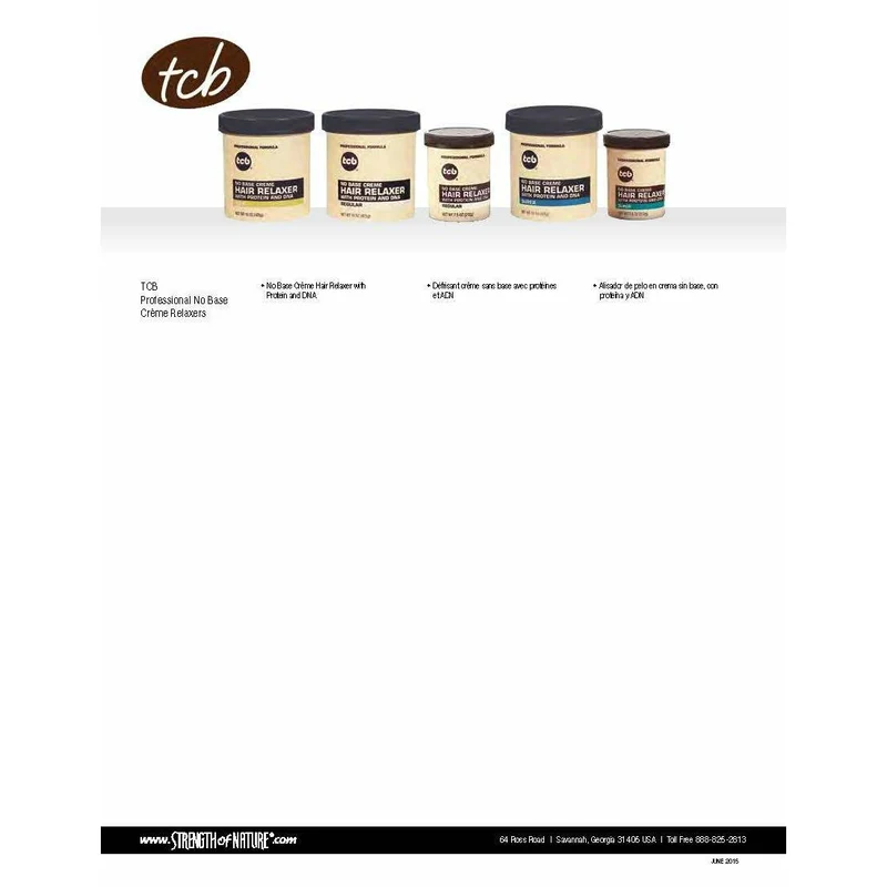 TCB NATURAL ≡ Crème Défrisage "Normal"