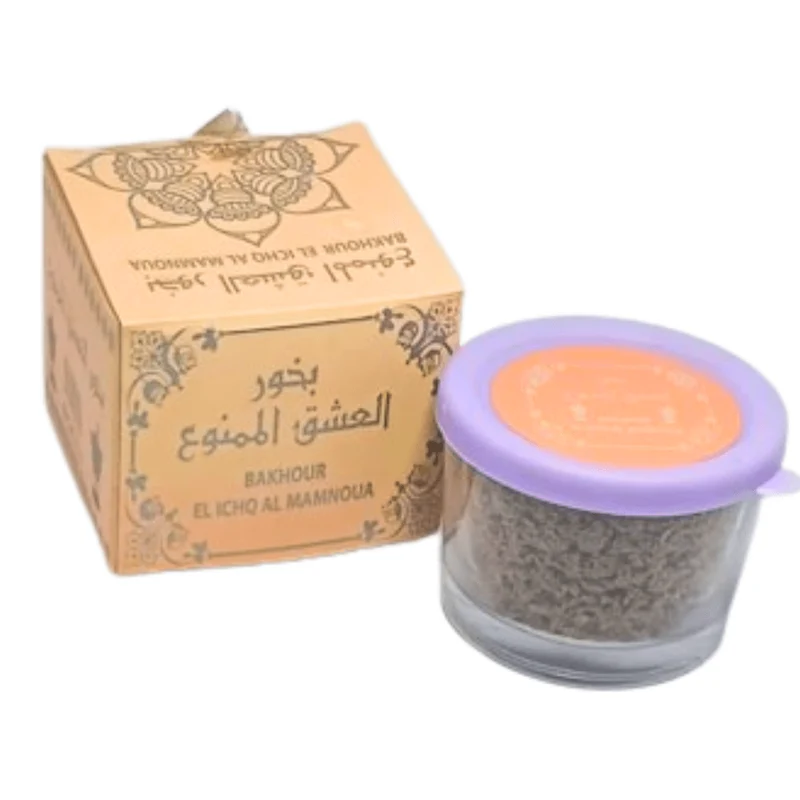 Encens Bakhoor Al Ichq Al Mamnoua 50g Arabe