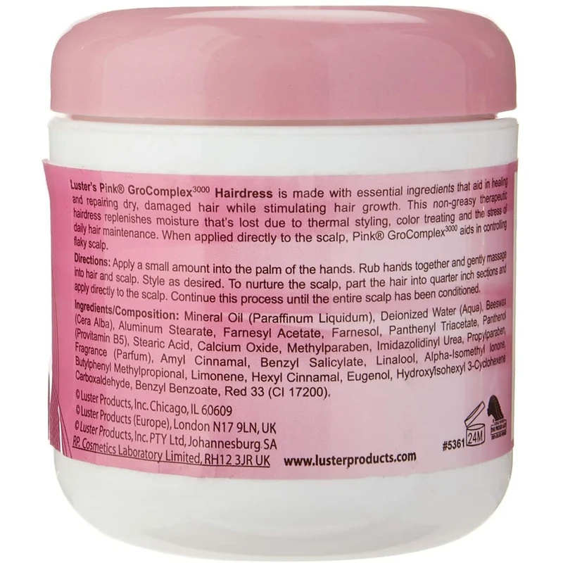 PINK OIL ≡ Crème Coiffante "GRO Complex"
