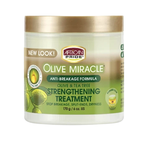 AFRICAN PRIDE OLIVE MIRACLE ≡ Crème Capillaire Anti-Casse