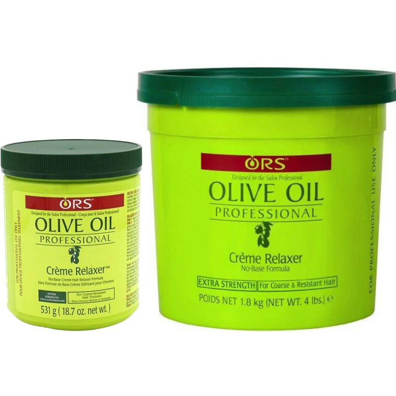 ORS OLIVE OIL ≡ Crème Défrisante Olive Oil Professionnelle "Extra Forte"