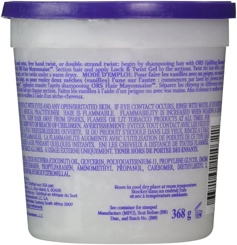 ORS ≡ Gel Pour Lock & Twist