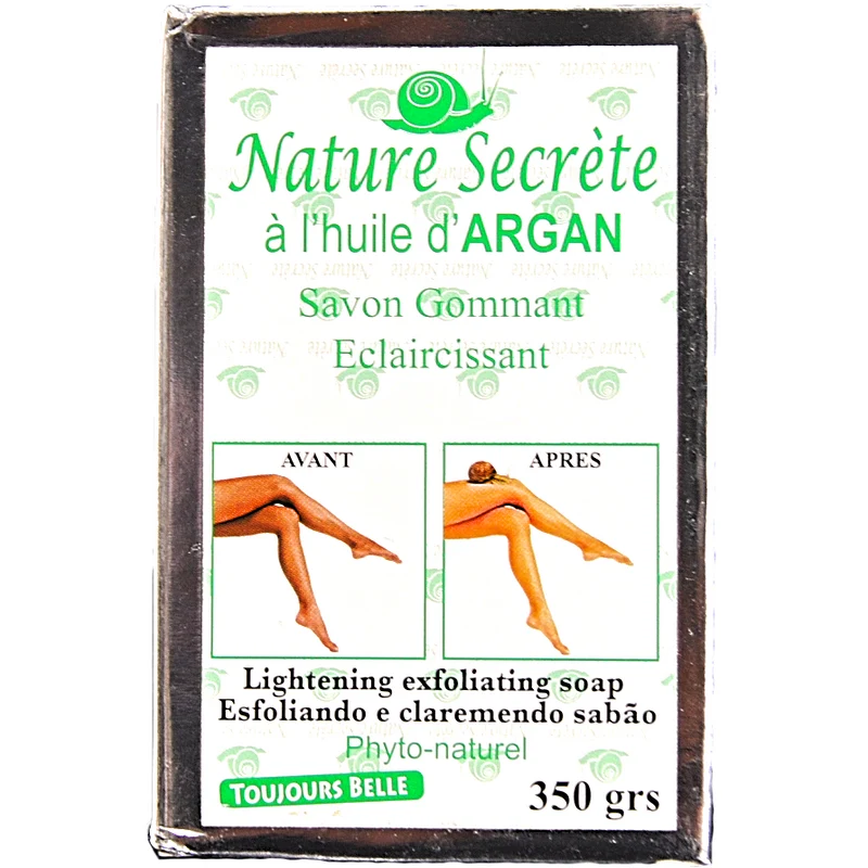 NATURE SECRETE ARGAN ≡ Savon Gommant Eclaircisant