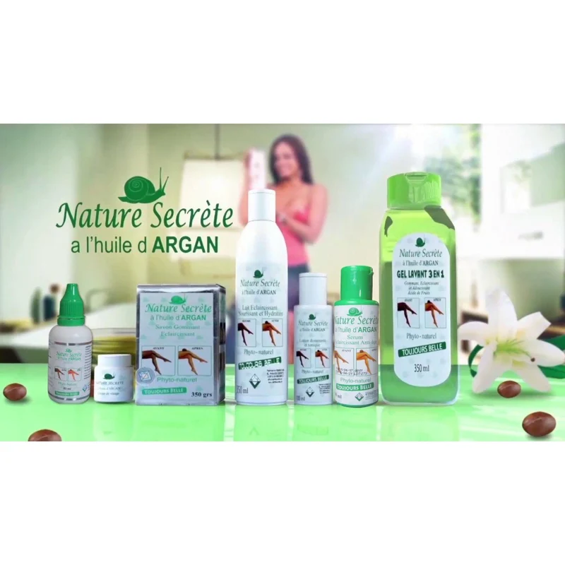 NATURE SECRETE ARGAN ≡ Savon Gommant Eclaircisant