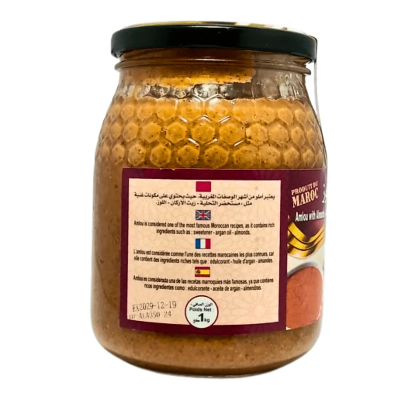 Amlou du Maroc – Amandes, Huile d'Argan et Miel