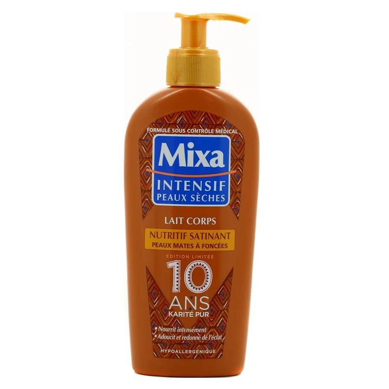 MIXA INTENSIF ≡ Lait Corps Nutritif Satinant Peaux Mates A Foncés