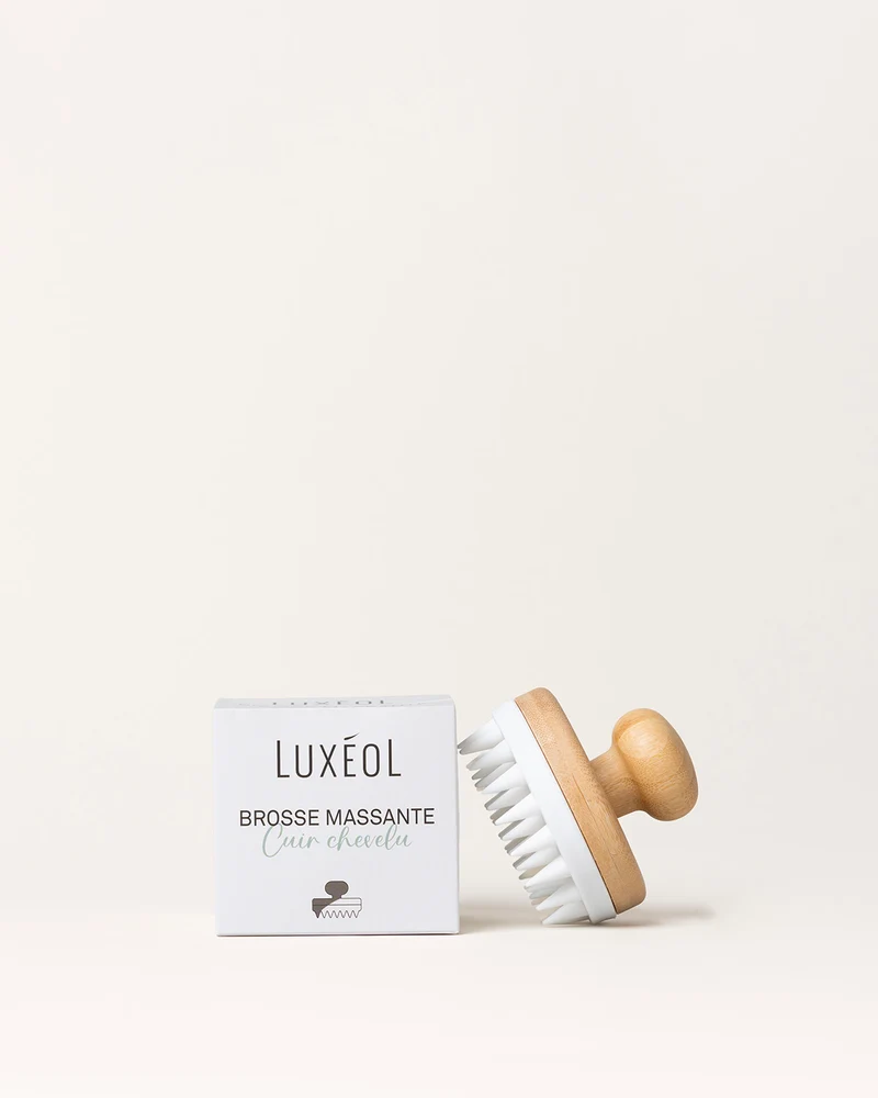 Brosse massante cuir chevelu