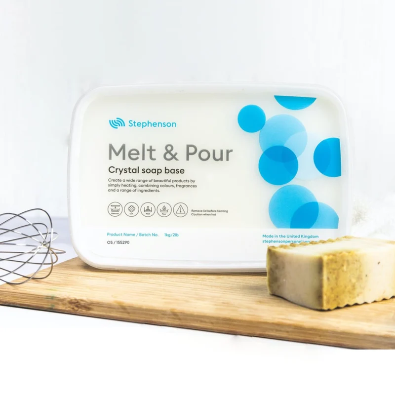 Base de savon fondant et couler sans SLES et SLS blanc 11,5 kg