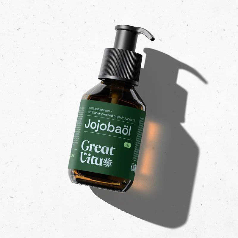 Bio Jojobaöl Gold kaltgepresst + Pumper