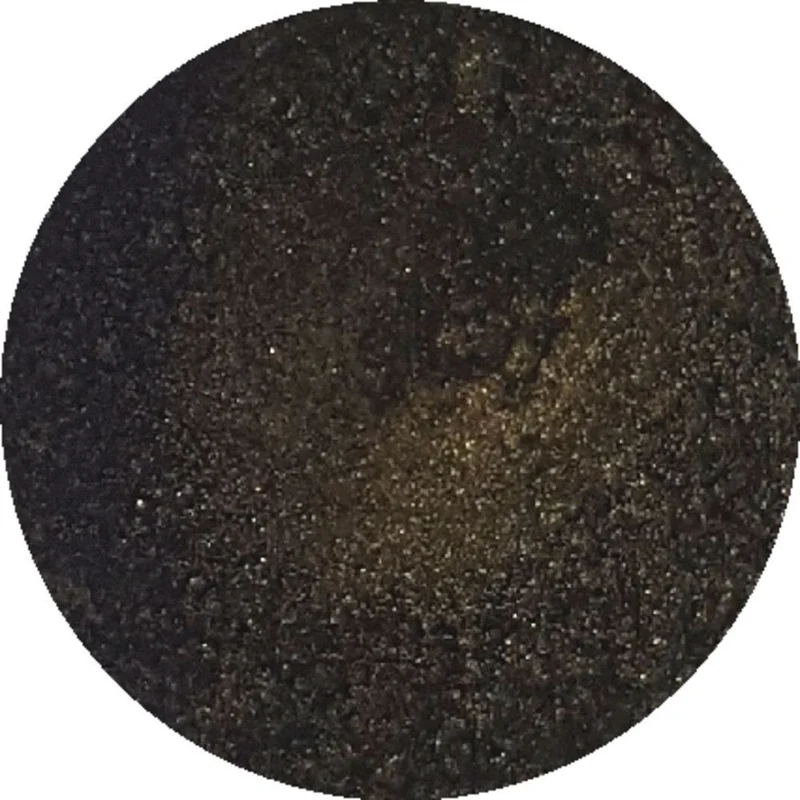 Poudre de mica cosmétique brun doré
