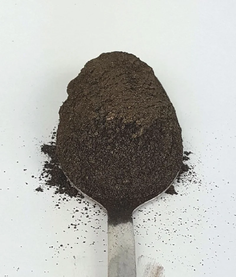 Poudre de mica cosmétique brun doré