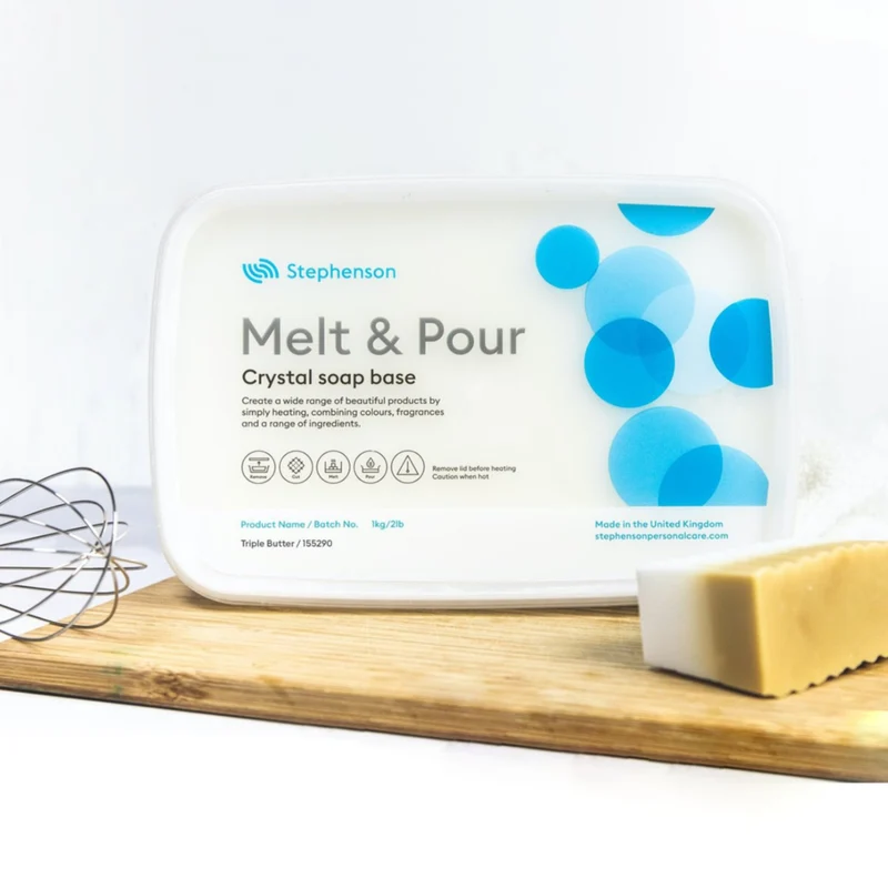 Base de savon triple beurre fondre et verser - Sans SLS SLES