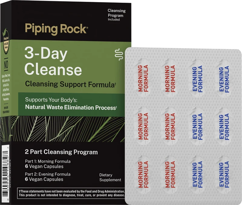 3 Day Cleanse, 12 Vegan Capsules