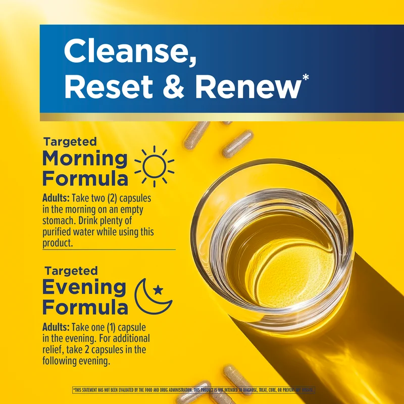 3-Day Cleanse Total Body Reset, 24 Vegan Capsules