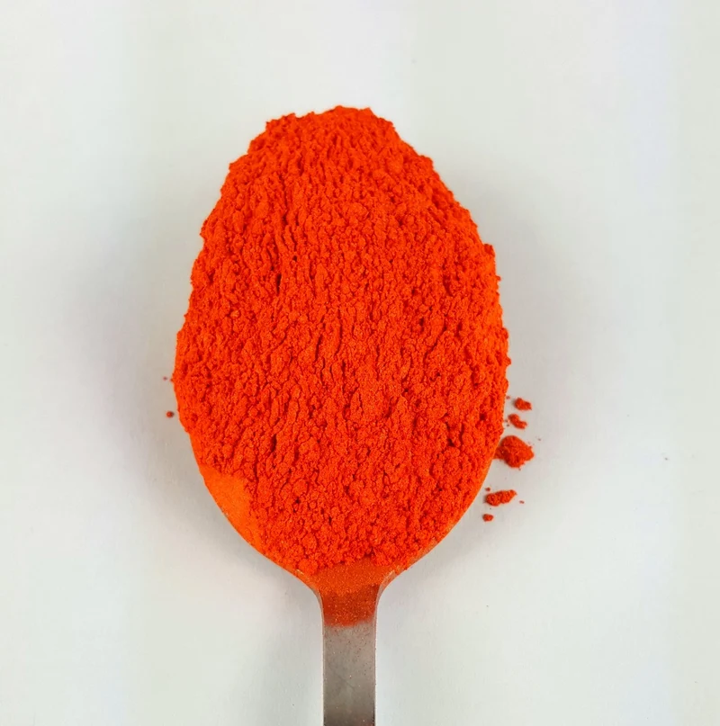 Poudre de mica cosmétique orange coucher de soleil