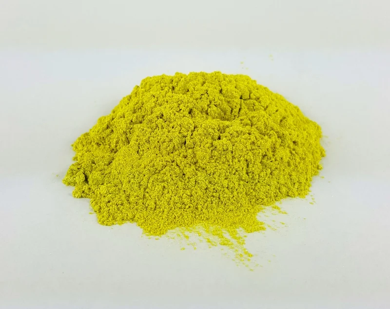Poudre de mica cosmétique jaune sorbet citron