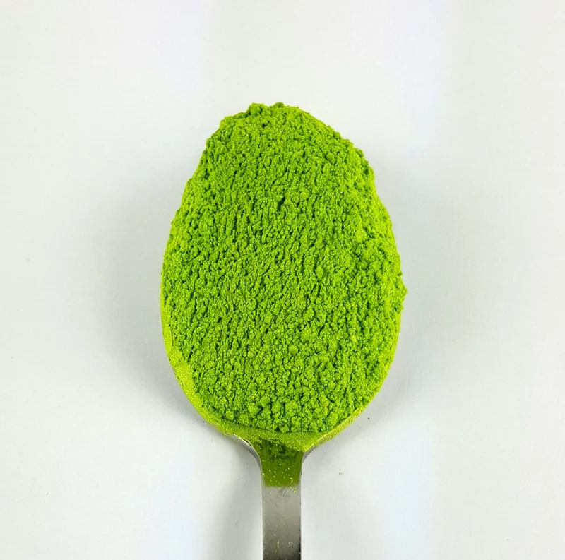 Poudre de mica cosmétique vert citron