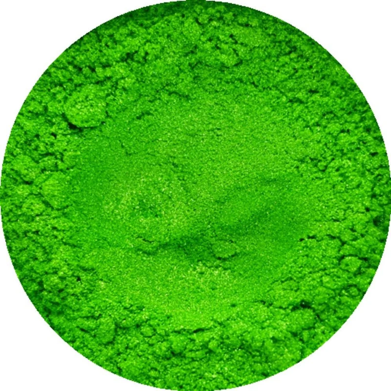 Poudre de mica cosmétique vert pistache