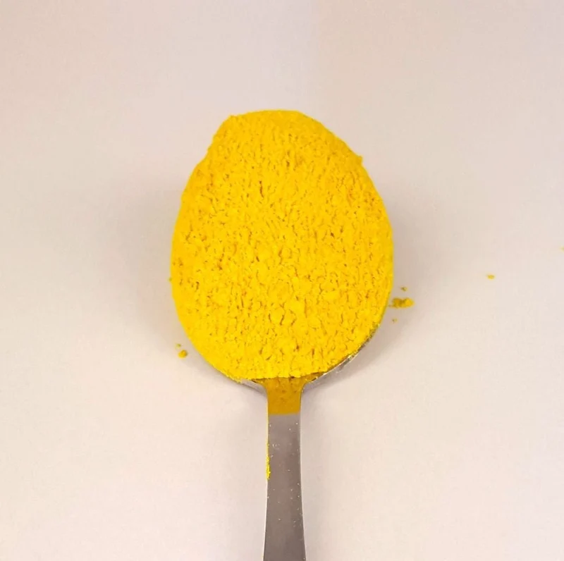 Poudre de mica cosmétique jaune de tournesol