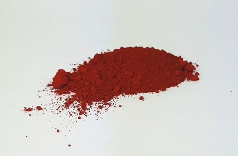 Poudre cosmétique de mica d'oxyde rouge