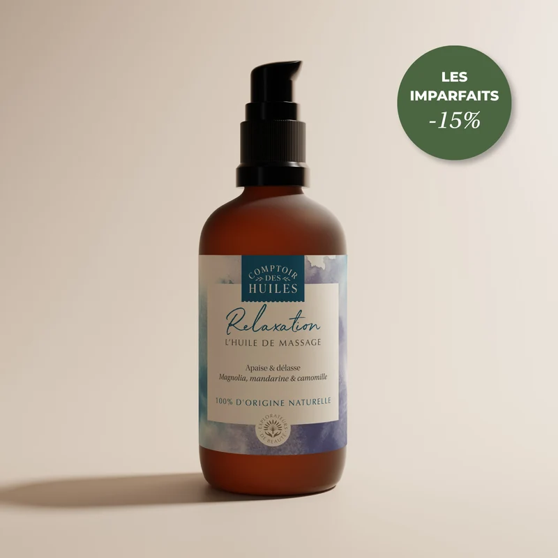 Huile de Massage Relaxation BIO - Les Imparfaits