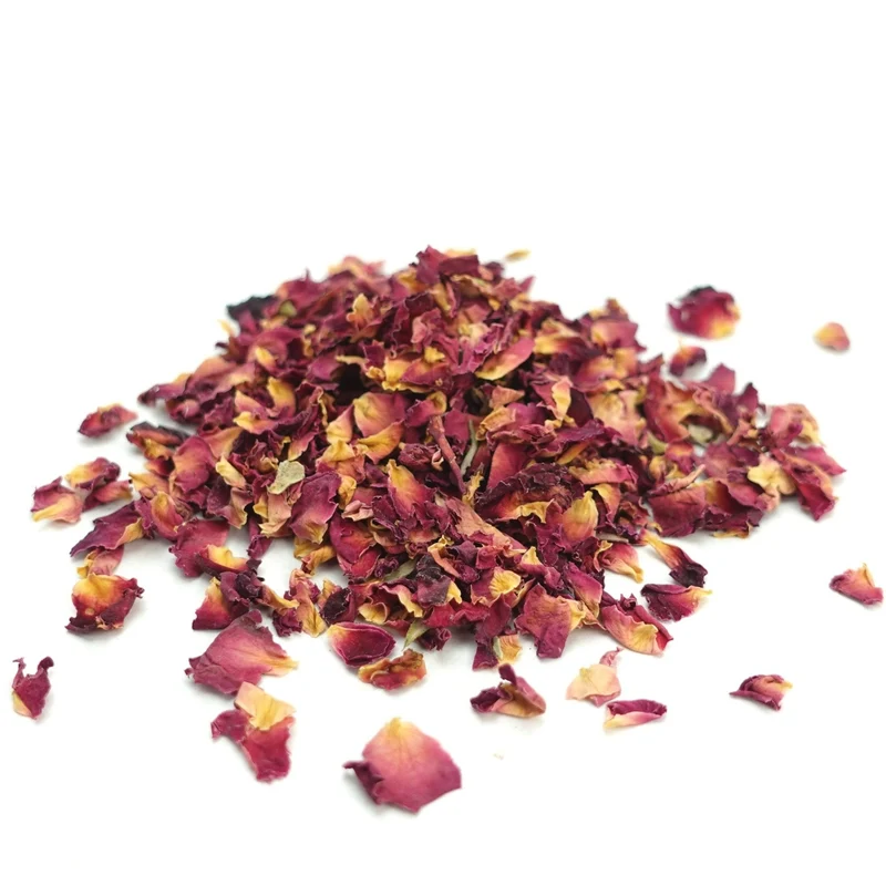 Pétales de rose - Rouges, séchés