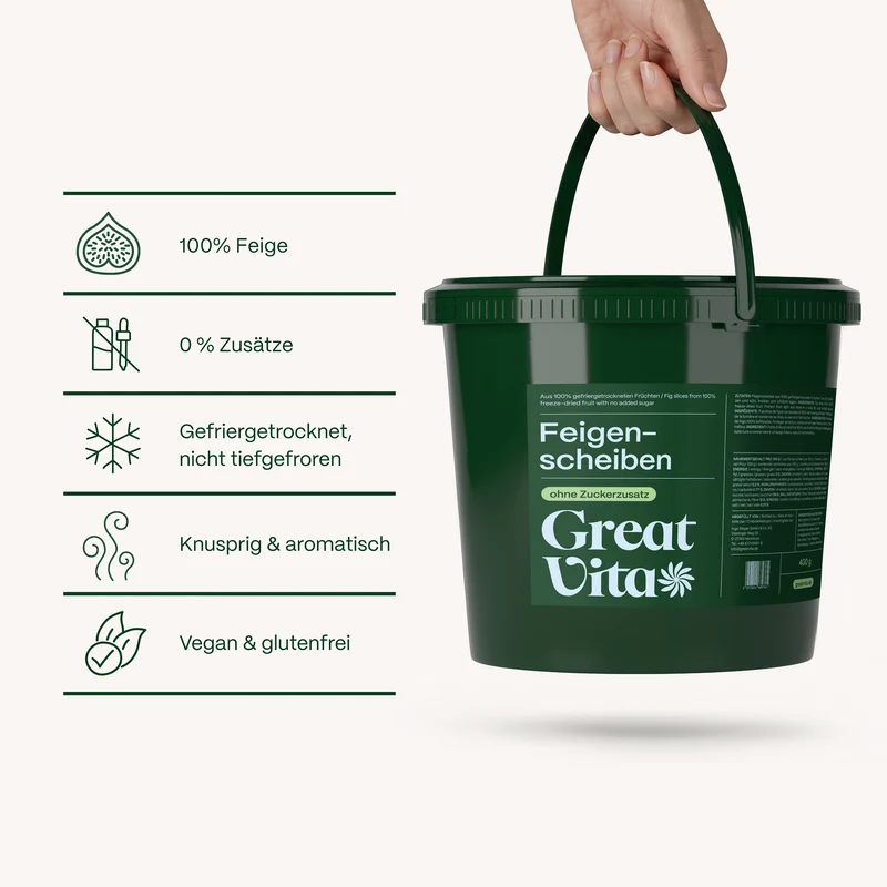 Feigen – gefriergetrocknete Feigenscheiben