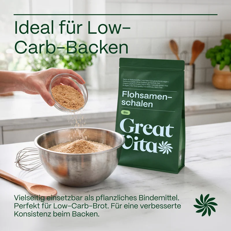 Bio-Flohsamenschalen 500 g – ballaststoffreich