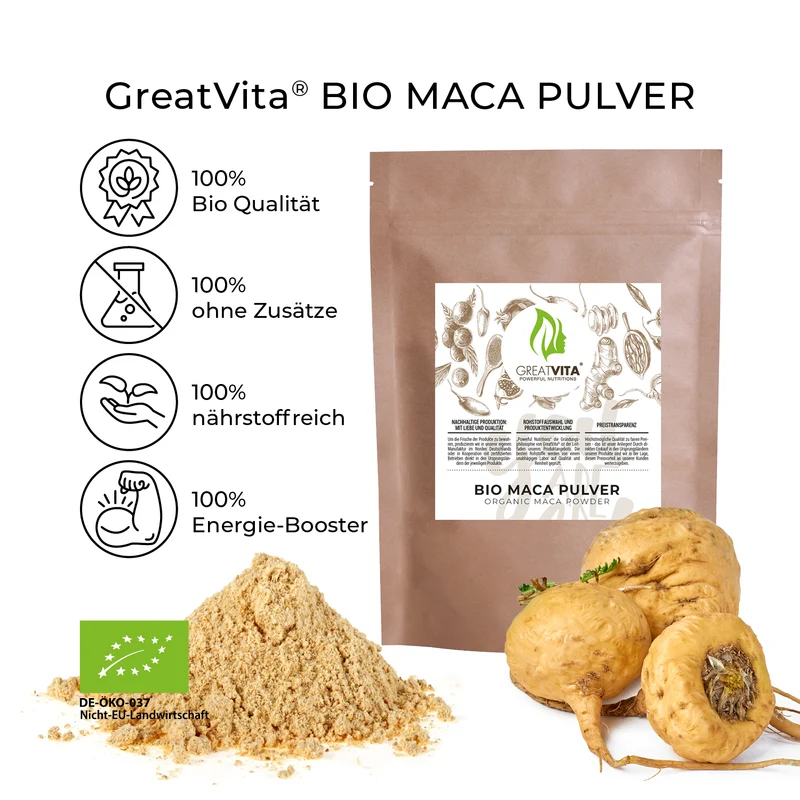 Bio-Maca-Pulver 400 g