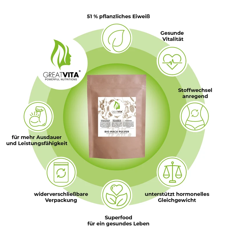 Bio-Maca-Pulver 400 g