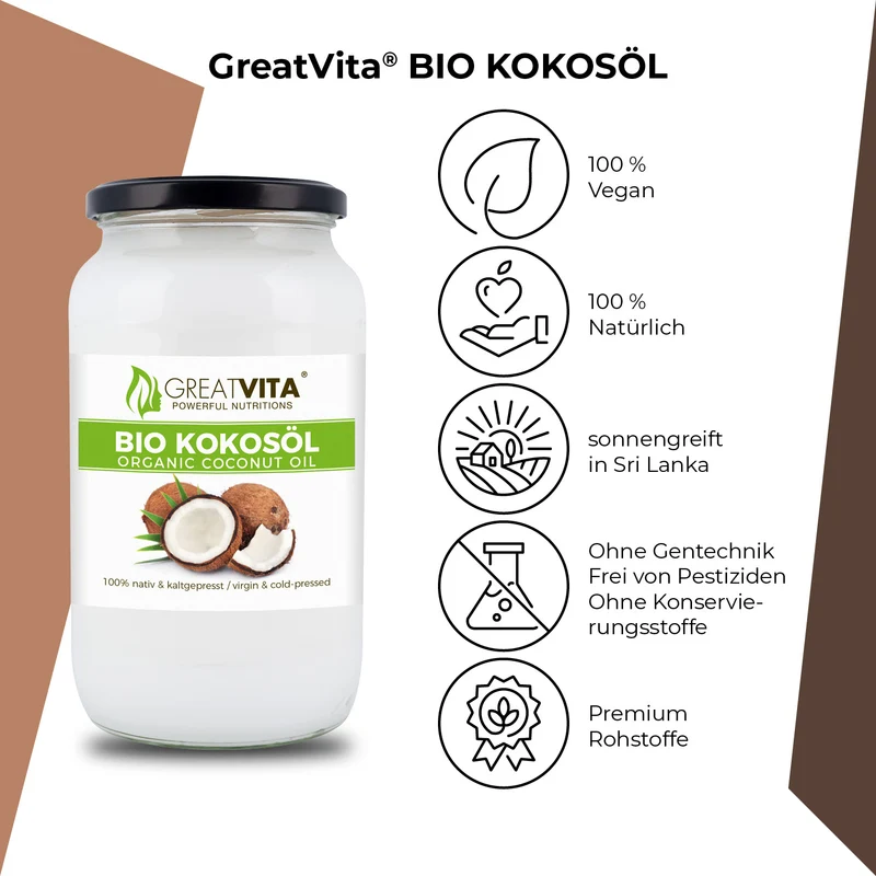 Bio-Kokosöl – nativ & kaltgepresst