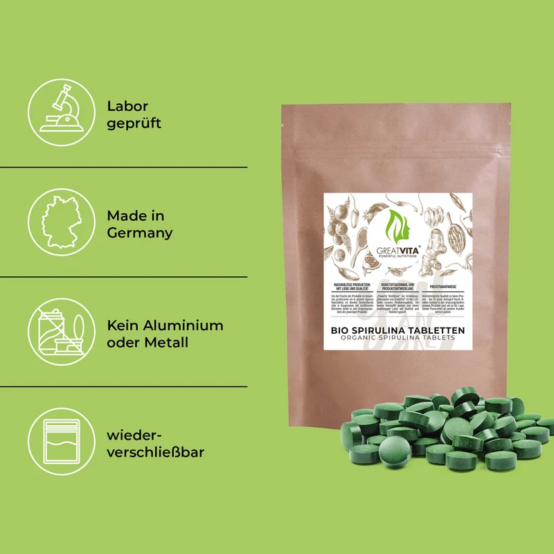 Bio-Spirulina-Tabletten