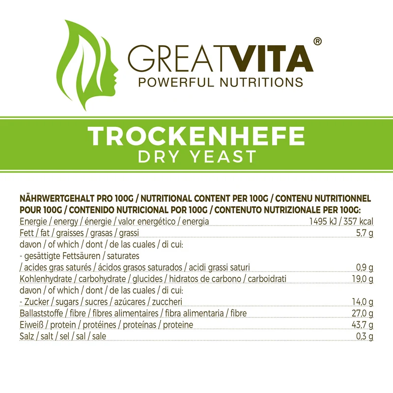 Trockenhefe – Backhefe