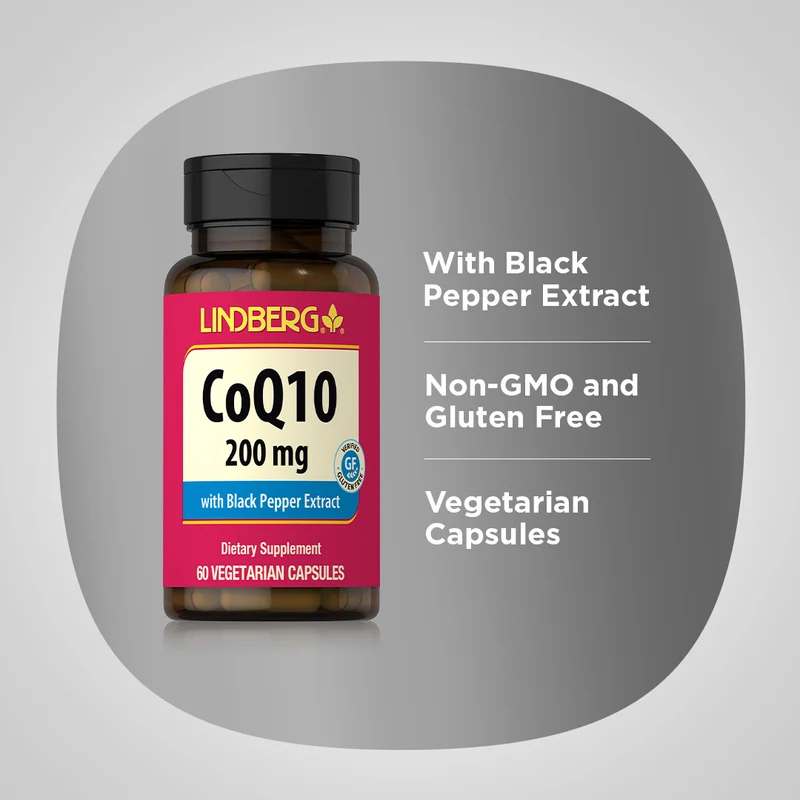 CoQ10, 200 mg, 60 Vegetarian Capsules