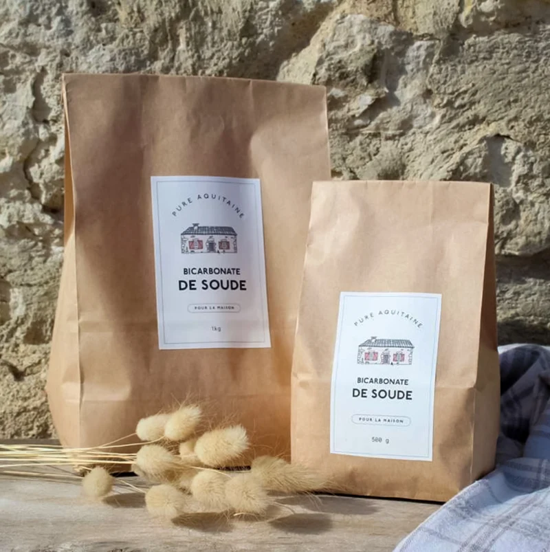 Bicarbonate de soude ménager en poudre
