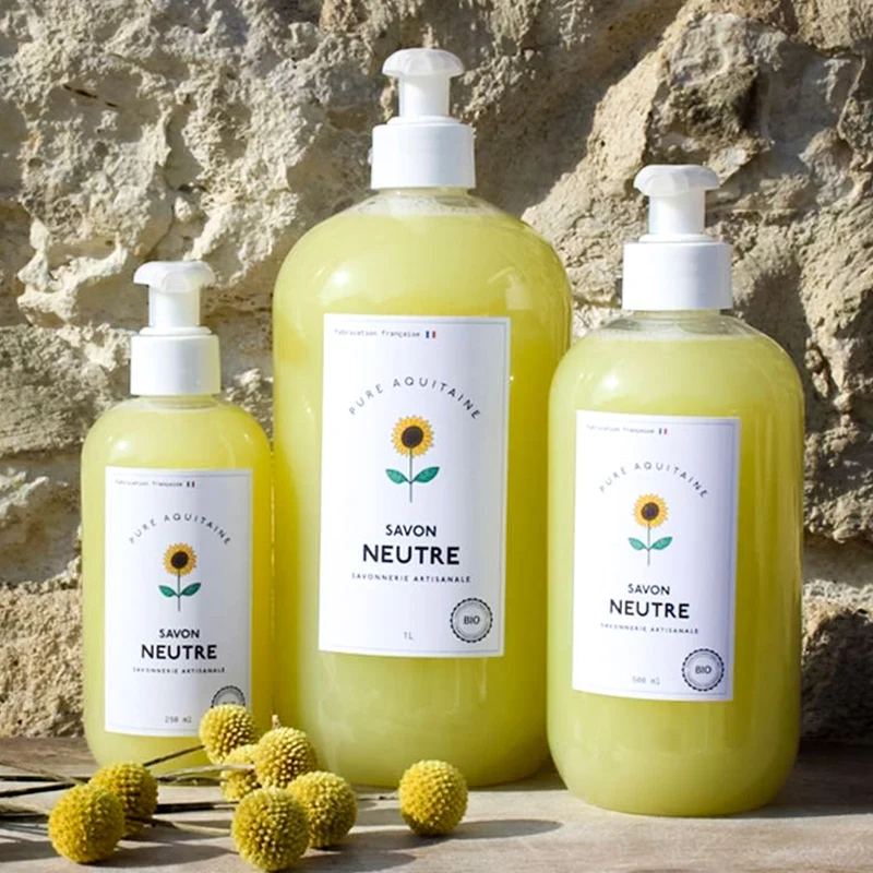 Savon liquide artisanal neutre BIO sans HE