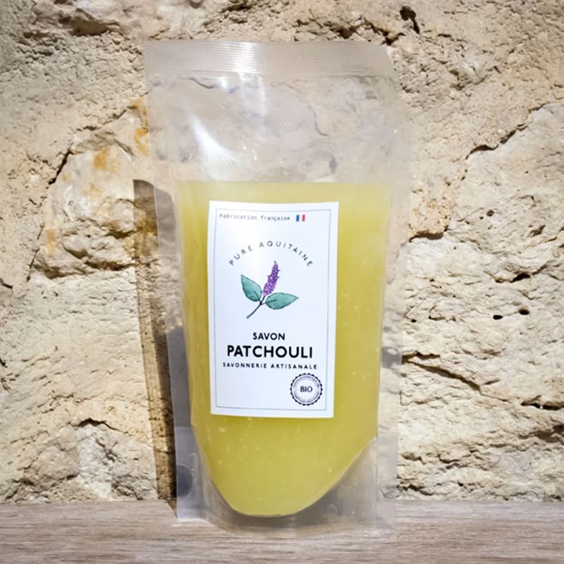 Eco-recharge Savon liquide artisanal patchouli BIO