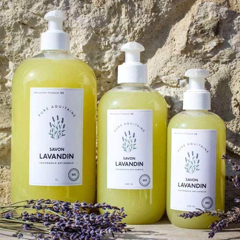 Savon liquide artisanal lavandin BIO