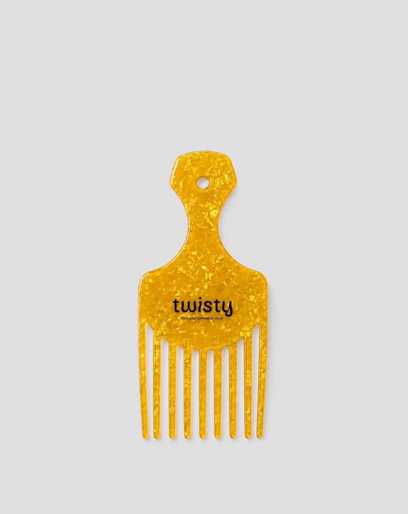 Peigne vertical pour donner du volume et décoller les racines des cheveux bouclés Twisty