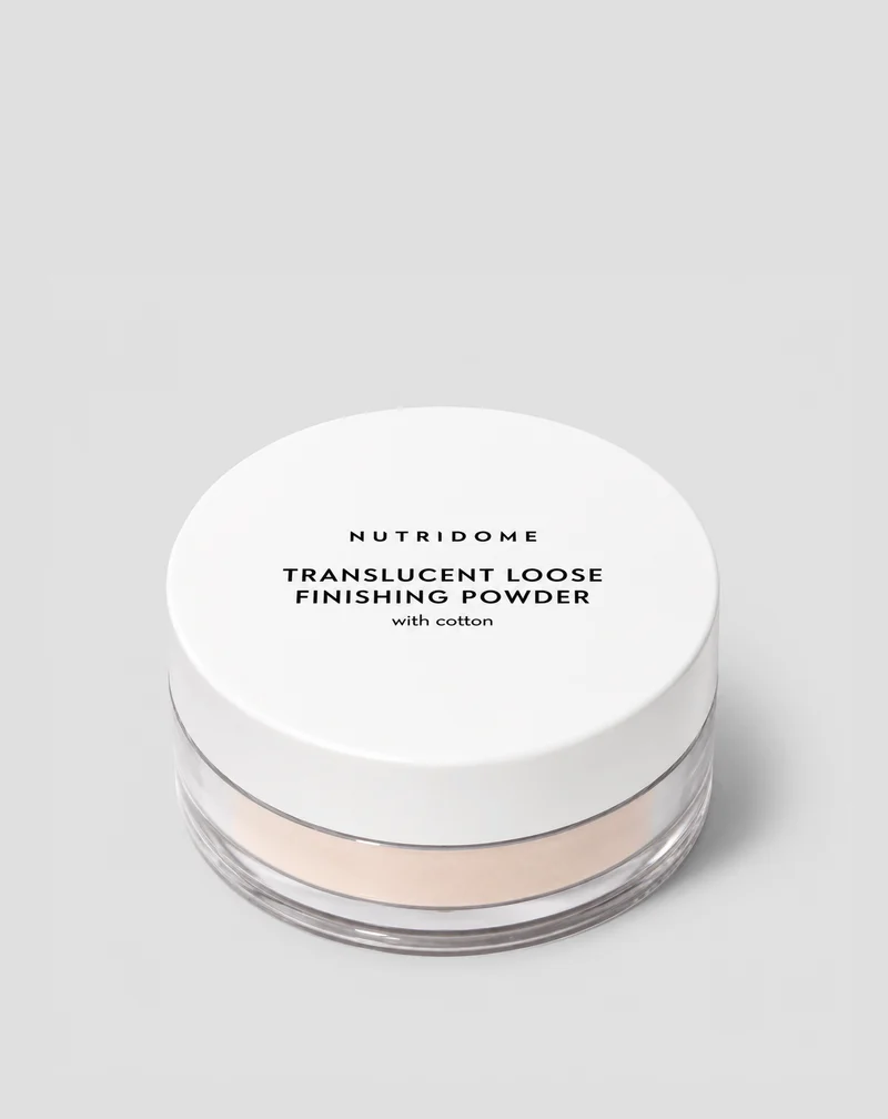 Poudre libre transparente avec une finition soyeuse Nutridome
