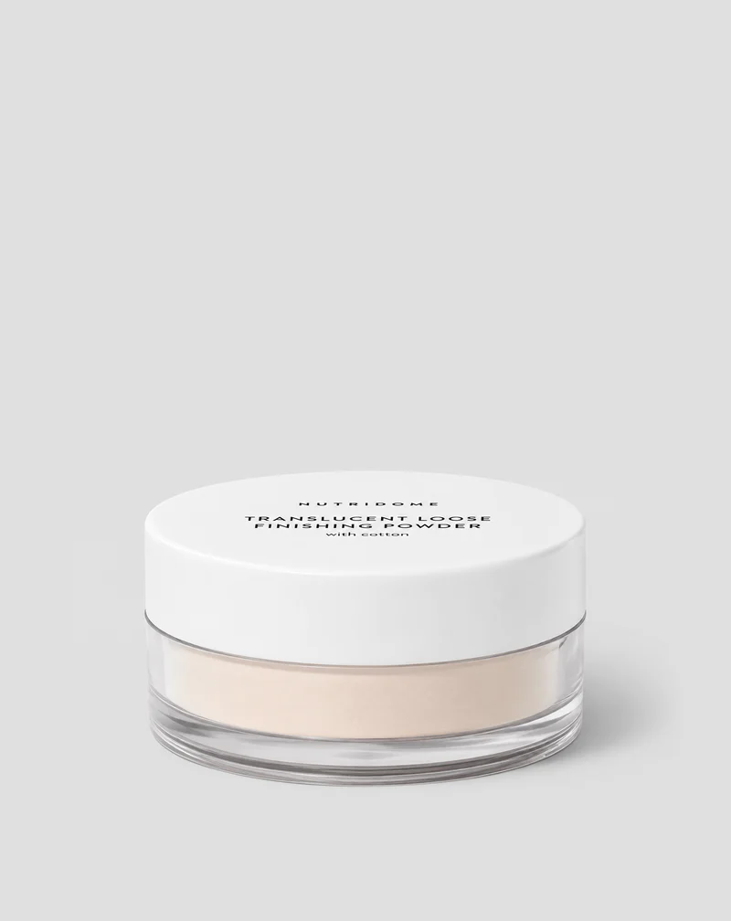 Poudre libre transparente avec une finition soyeuse Nutridome