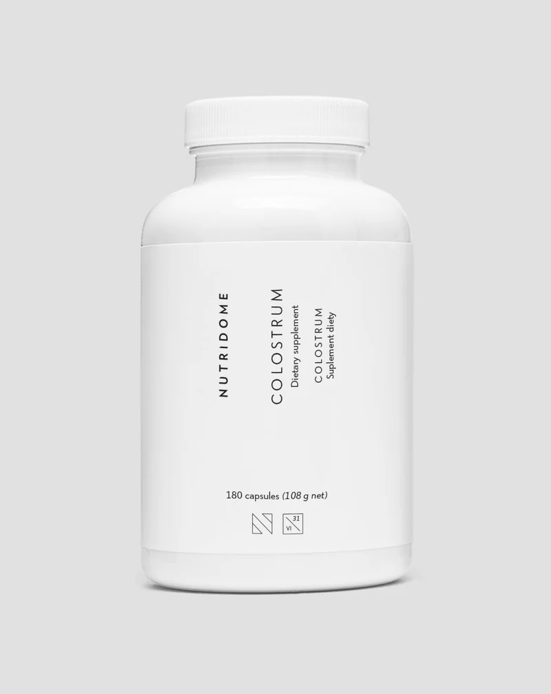 Colostrum 1000 mg/jour pour l'immunité, colostrum bovin avec vitamines et minéraux Nutridome 180 pcs