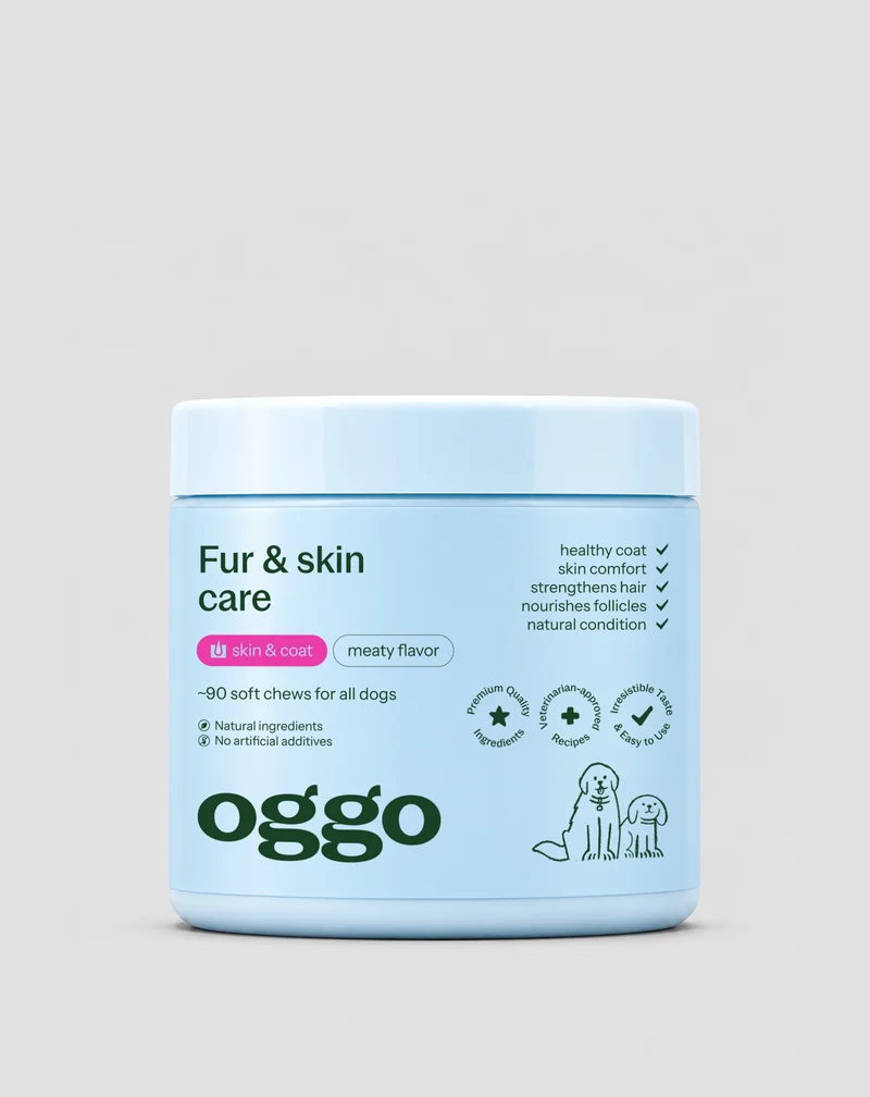Complément pour le pelage et la peau du chien Fur & Skin Oggo 180 g