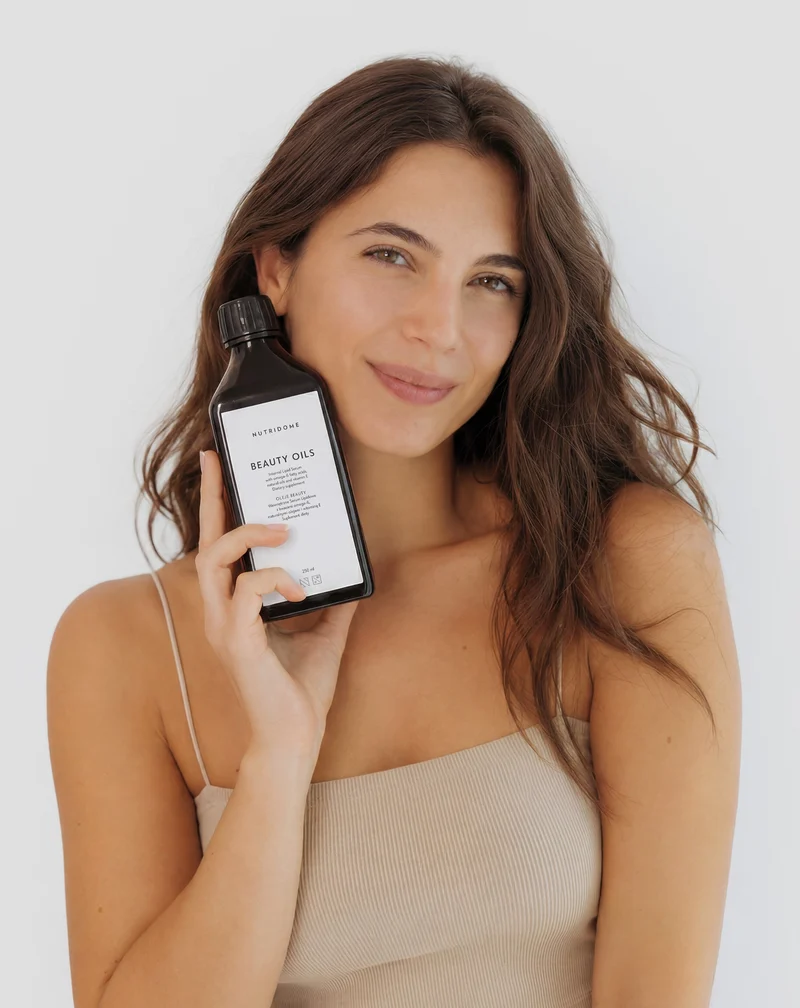 Huiles à boire pour la peau aux Oméga-6 et à la Vitamine E Beauty Nutridome 250 ml