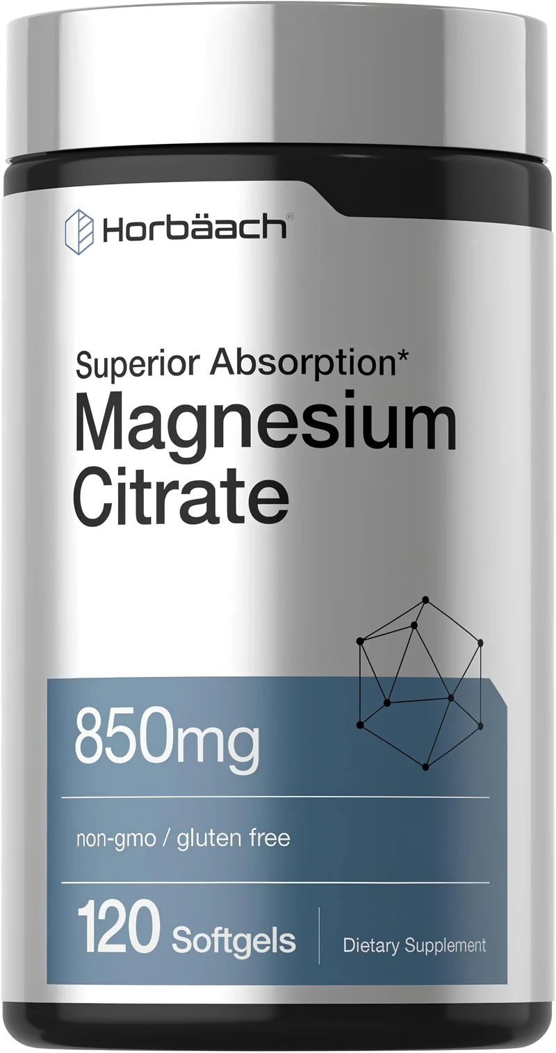 Magnesium Citrate, 850 mg, 120 Softgels