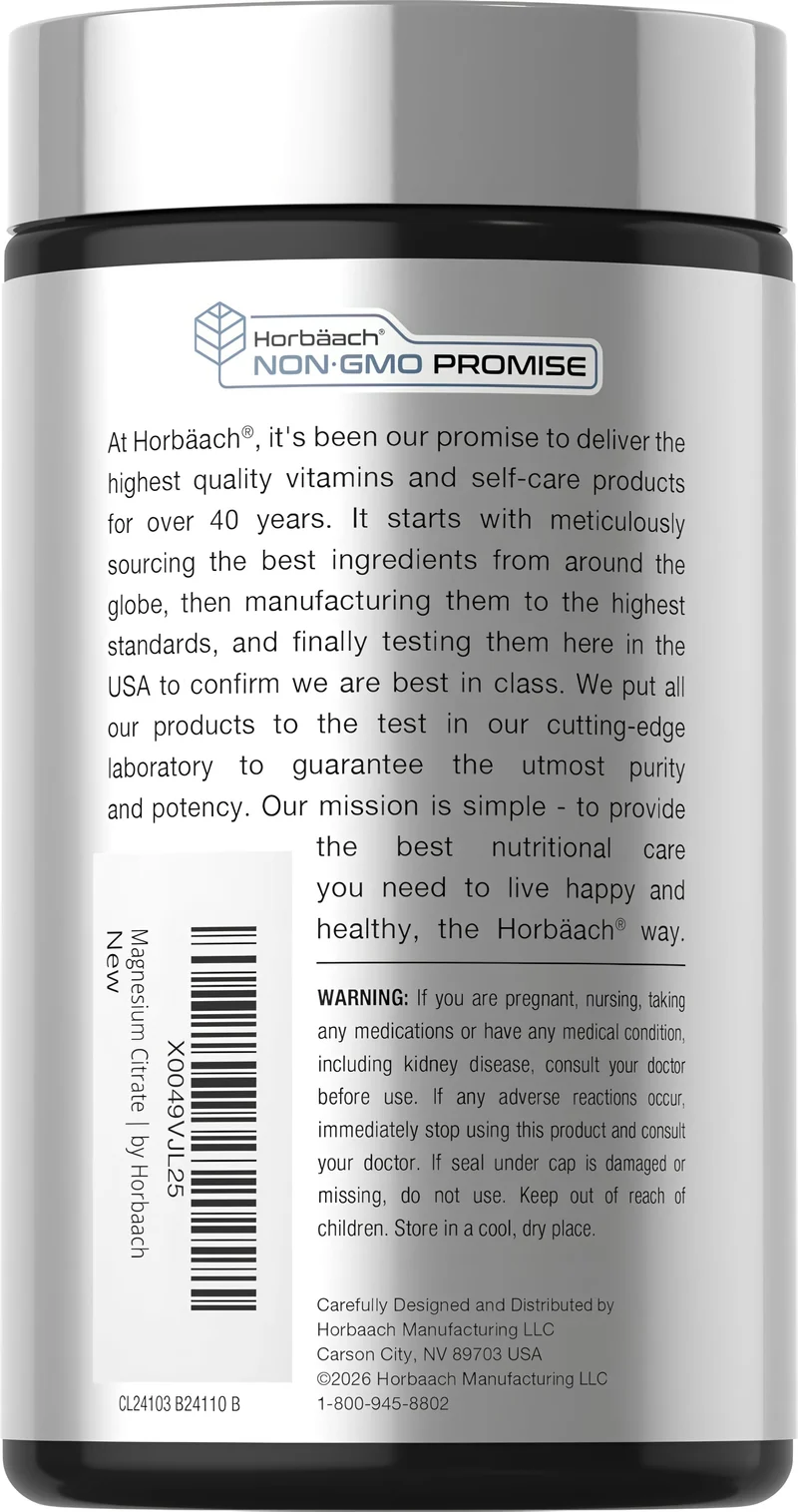 Magnesium Citrate, 850 mg, 120 Softgels