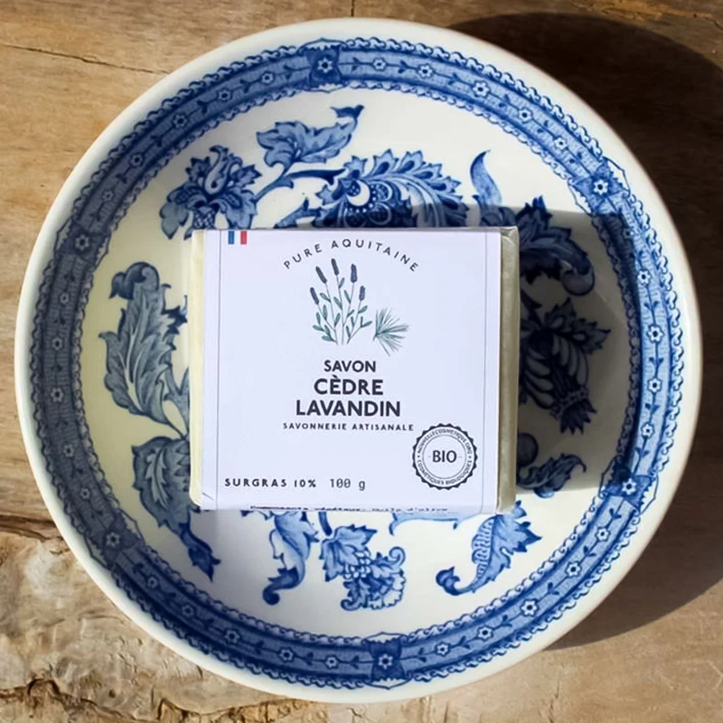 Savon cèdre lavandin BIO