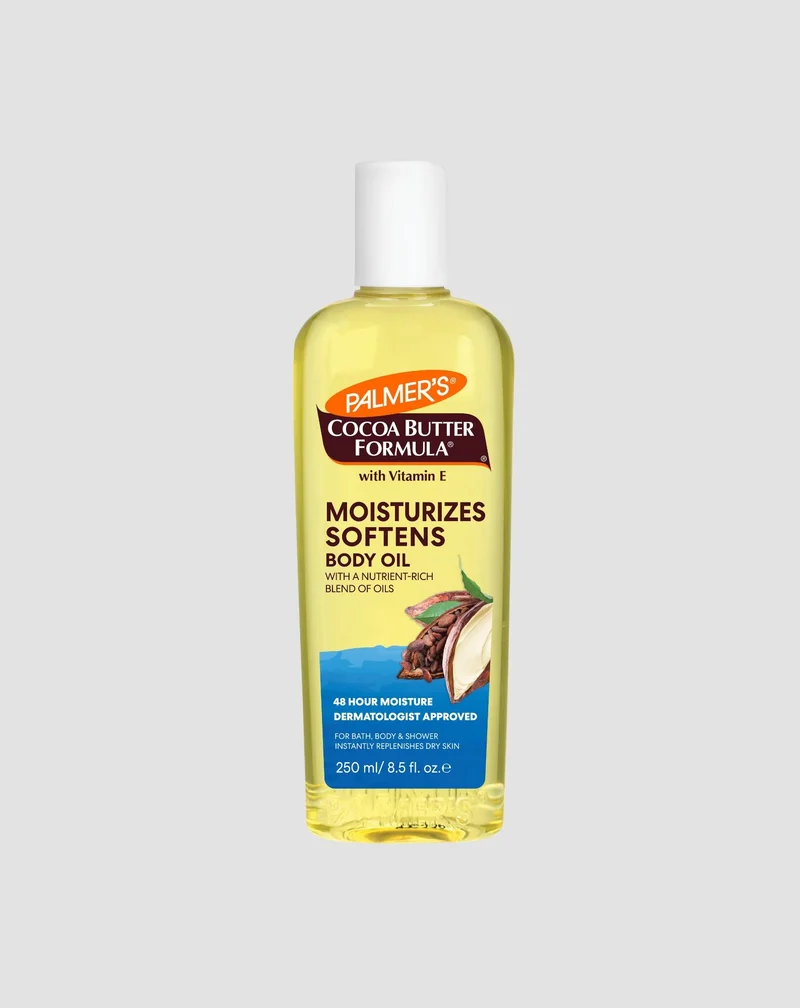 Huile corporelle hydratante au beurre de cacao cocoa butter formula Palmer's